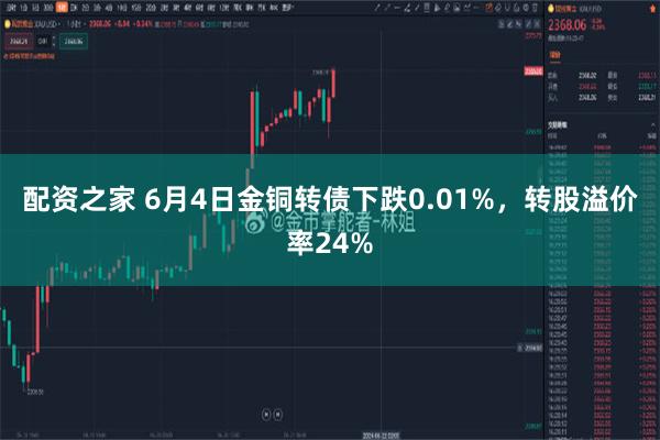 配资之家 6月4日金铜转债下跌0.01%，转股溢价率24%